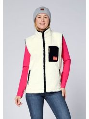 Chiemsee Kamizelka polarowa w kolorze białym rozmiar: L. Białe kamizelki damskie Chiemsee, l, z materiału. Za 139.54 zł.