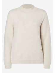 More & More Sweter w kolorze kremowym rozmiar: 42. Brązowe golfy damskie MORE & MORE, bez wzorów, bez ramiączek. Za 226.45 zł.