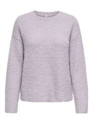 ONLY Sweter w kolorze lawendowym rozmiar: XL. Różowe swetry klasyczne damskie Only, xl, bez kołnierzyka. Za 158.47 zł.