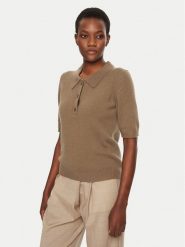 Herskind Sweter Alberto 5417974 Brązowy Regular Fit. Brązowe swetry klasyczne damskie Herskind, s, z wełny, bez kołnierzyka. Za 1,049.00 zł.
