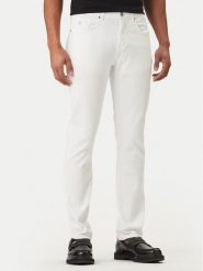 KARL LAGERFELD Jeansy 265501 562820 Biały Slim Fit. Białe jeansy męskie Karl Lagerfeld. Za 539.99 zł.