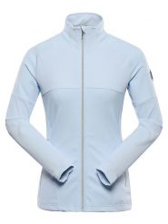 Alpine Pro Kurtka polarowa "Dozera" w kolorze błękitnym rozmiar: M/L. Niebieskie kurtki damskie Alpine Pro, l, bez wzorów, z materiału, bez kaptura. Za 197.63 zł.