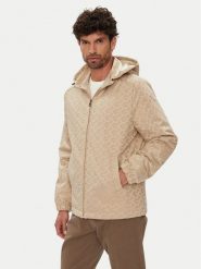Guess Kurtka przejściowa M5YL14 WHEW2 Beżowy Regular Fit. Brązowe kurtki męskie Guess, m, z aplikacjami, z syntetyku, bez kaptura. Za 529.99 zł.
