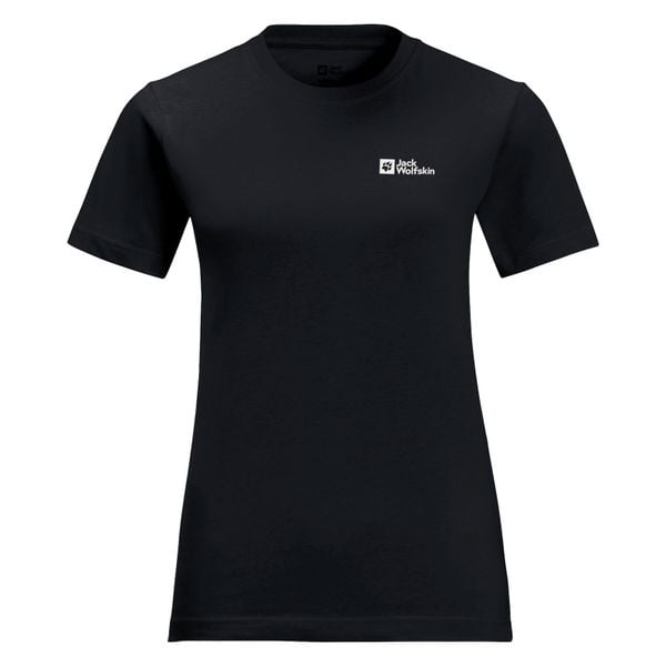 Koszulka damska Jack Wolfskin Essential. Niebieskie bluzki damskie Jack Wolfskin, bez wzorów, sportowe, bez kołnierzyka, bez ramiączek. Za 129.99 zł.