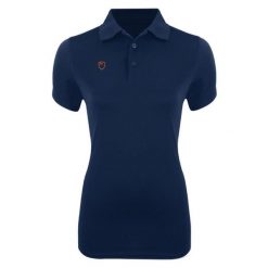 Koszulka Polo Damska PlayerLayer Victory Granatowa 2XS - Elegancka i Sportowa. Niebieskie bluzki sportowe damskie POWERLAYER, xs, bez wzorów, bez ramiączek. Za 147.99 zł.