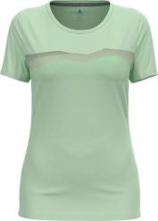 Koszulka damska Odlo F-DRY RIDGELINE T-shirt crew neck s/s. Fioletowe t-shirty damskie Odlo, l, bez wzorów, z materiału, bez kołnierzyka. Za 269.99 zł.
