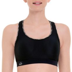Stanik do biegania Pan Alp z wysoki poziomem podtrzymywania. Niebieskie biustonosze sportowe damskie ANITA ACTIVE, bez wzorów, z elastanu. Za 381.00 zł.
