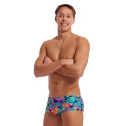 Kąpielówki męskie spodenki na basen plażę Funky Trunks Leaving Today. Niebieskie kąpielówki męskie FUNKY TRUNKS, m, bez wzorów, do pływania. Za 159.00 zł.