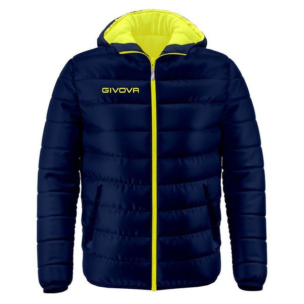 Kurtka sportowa Givova Olanda 2XL. Niebieskie kurtki treningowe męskie Givova, na zimę, xl, bez wzorów, do piłki nożnej. Za 270.99 zł.