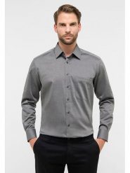 Eterna Koszula - Modern fit - w kolorze antracytowym rozmiar: 46. Czarne koszule męskie Eterna, bez wzorów, z bawełny, bez kołnierzyka, bez ramiączek. Za 95.69 zł.