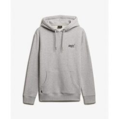 Bluza z kapturem Superdry Vintage Logo. Szare bluzy z kapturem męskie Superdry., m. Za 342.35 zł.