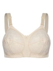 Triumph Biustonosz bezfiszbinowy Doreen 10166213 Beżowy. Brązowe biustonosze Triumph, bez wzorów, z syntetyku. Za 83.00 zł.