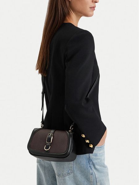 Nine West Torebka CEO-SILK LINE-KY500 Czarny. Czarne listonoszki damskie Nine West, bez wzorów, ze skóry, bez dodatków. Za 199.99 zł.