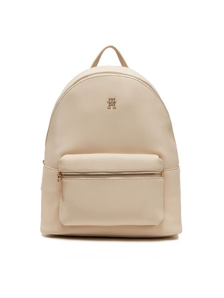 Tommy Hilfiger Plecak Th Logotape Backpack AW0AW17163 Écru. Plecaki damskie Tommy Hilfiger, bez wzorów, ze skóry. Za 519.99 zł.