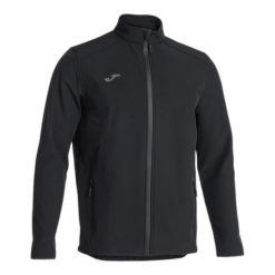 Kurtka wodoodporna Joma Basilea II. Czarne kurtki męskie Joma, l, bez wzorów, z materiału, bez kaptura. Za 139.99 zł.