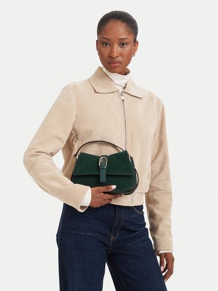 Furla Torebka Flow Mini Top Handle WB01032 BX3045 CN 5137S Zielony ciemny. Zielone torebki klasyczne damskie Furla, bez wzorów, ze skóry, bez dodatków. Za 1,869.00 zł.