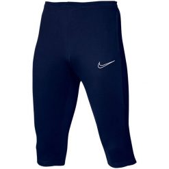 Męskie Spodenki Academy DriFIT 3/4. Niebieskie szorty męskie Nike, bez wzorów, sportowe. Za 213.99 zł.