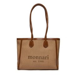 Torebka Monnari. Brązowe torebki klasyczne damskie Monnari, bez wzorów, bez dodatków. Za 289.99 zł.