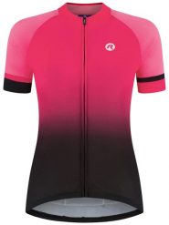 Koszulka kolarska damska Rogelli Gara Mostro II z krótkim rękawem. Czarne bluzki sportowe damskie Rogelli, na lato, l, bez wzorów, z elastanu, bez ramiączek. Za 385.00 zł.