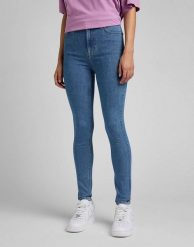LEE IVY DAMSKIE SPODNIE JEANSOWE LIGHT WASH L32EFAMR 112320158. Spodnie materiałowe damskie Lee, bez wzorów, z jeansu. Za 209.99 zł.