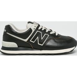 New Balance - Buty ML574LPK. Czarne buty sportowe na co dzień męskie New Balance, z gumy, bez zapięcia. W wyprzedaży za 319.90 zł.