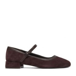 Czółenka Lasocki. Brązowe czółenka damskie Lasocki, bez wzorów, bez obcasa. Za 269.99 zł.