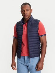 United Colors Of Benetton Kamizelka 2TWDUJ00P Granatowy Regular Fit. Niebieskie kamizelki męskie United Colors Of Benetton, m, z syntetyku. Za 279.99 zł.