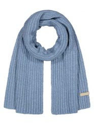 Barts Szal "Banxs" w kolorze błękitnym rozmiar: onesize. Niebieskie szaliki męskie Barts, bez wzorów, ze splotem. Za 104.89 zł.