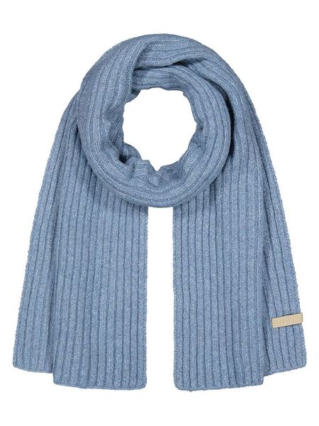 Barts Szal "Banxs" w kolorze błękitnym rozmiar: onesize. Niebieskie szaliki męskie Barts, bez wzorów, ze splotem. Za 104.89 zł.