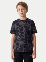 Reebok T-Shirt RK95062CCB Czarny Regular Fit. Czarne t-shirty chłopięce Reebok, bez wzorów, bez ramiączek. Za 69.99 zł.