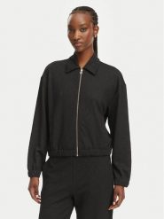 HUGO Bluza Dayane 50557503 Czarny Regular Fit. Czarne bluzy bez kaptura damskie Hugo, m, z syntetyku. Za 799.99 zł.