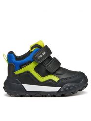Geox Śniegowce B Trekkyup B Abx B566LB 0MEFU C9299 M Czarny. Czarne buty zimowe chłopięce Geox, ze skóry, bez zapięcia. Za 219.99 zł.