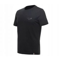 Koszulka męska T-Shirt Dainese Racing. Czarne t-shirty męskie Dainese, m, bez wzorów, bez kołnierzyka. Za 149.99 zł.