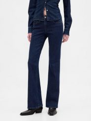 GAP Dżinsy - Skinny fit - w kolorze granatowym rozmiar: W28. Niebieskie jeansy damskie GAP. Za 153.71 zł.