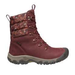 Śniegowce ocieplane damskie Keen Greta Boot Wp. Brązowe śniegowce damskie Keen. W wyprzedaży za 389.00 zł.