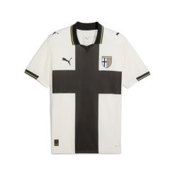 Męska koszulka domowa Parma Calcio PUMA. Białe t-shirty sportowe męskie Puma, m, bez ramiączek, do biegania. Za 429.00 zł.