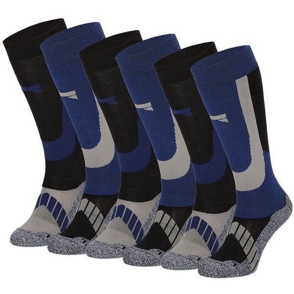Skarpety narciarskie Xtreme, 6 par, Multi Niebieski. Niebieskie skarpetki męskie XTREME SOCKSWEAR, bez wzorów. Za 499.99 zł.