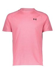 Under Armour Koszulka sportowa w kolorze jasnoróżowym rozmiar: XL. Różowe bluzki sportowe damskie Under Armour, xl, z materiału, bez kołnierzyka, bez ramiączek. Za 100.28 zł.