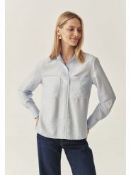 TATUUM Bluzka w kolorze błękitnym rozmiar: 38. Niebieskie bluzki damskie Tatuum, bez wzorów, bez kołnierzyka, bez ramiączek. Za 154.07 zł.