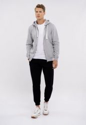Bluza bawełniana z kapturem B-STAR. Szare bluzy z kapturem męskie Volcano, m, z bawełny. Za 169.99 zł.