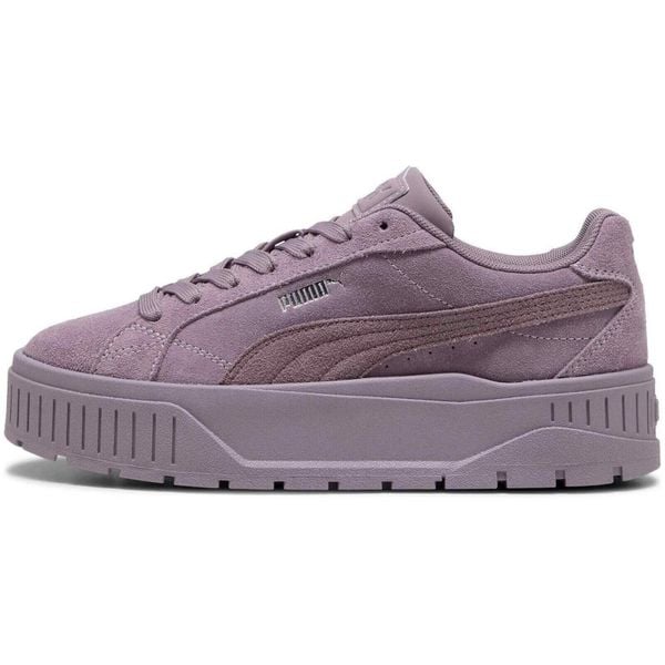 Buty sportowe Puma Karmen Ii. Fioletowe buty sportowe na co dzień damskie Puma, bez wzorów, z zamszu. Za 329.99 zł.