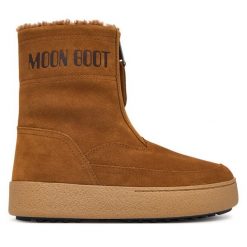 Śniegowce Moon Boot. Brązowe śniegowce damskie Moon Boot. Za 1,129.00 zł.
