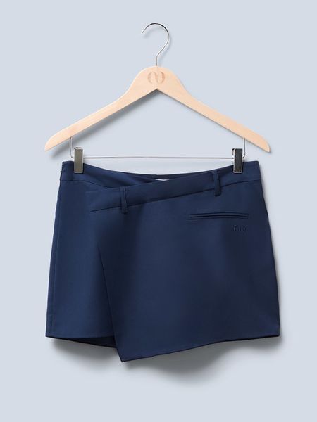 LeGer Spódnica "Dita" w kolorze granatowym rozmiar: 40. Niebieskie spódniczki damskie LeGer, bez wzorów, mini, proste. Za 174.02 zł.