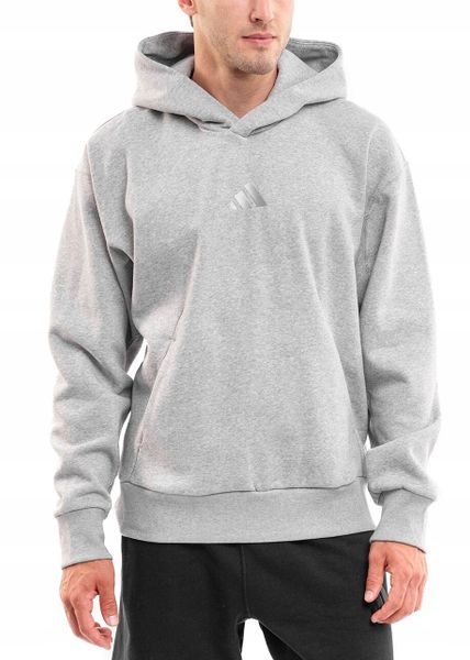 Bluza męska adidas All SZN Fleece. Szare bluzy z kapturem męskie Adidas, m, z bawełny. Za 215.99 zł.