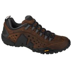 Merrell Intercept, męskie, Trekking, buty trekkingowe, Brązowe. Brązowe buty trekkingowe męskie MERRELL, z nubiku, bez zapięcia, trekkingowe. Za 559.00 zł.