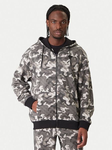 Guess Bluza Z6RQ04 K9YI1 Szary Regular Fit. Szare bluzy bez kaptura męskie Guess, m, z bawełny. Za 439.99 zł.