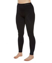 Spodnie damskie wełniane Brubeck EXTREME MERINO. Czarne spodnie materiałowe damskie Brubeck, bez wzorów, z dzianiny. Za 288.49 zł.
