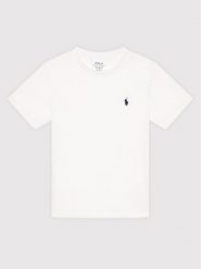 Polo Ralph Lauren T-Shirt Ss Cn 323832904035 Biały Regular Fit. Białe t-shirty chłopięce Polo Ralph Lauren, bez wzorów, z bawełny, bez ramiączek. Za 159.99 zł.