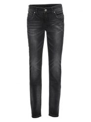 Heine Dżinsy - Slim fit - w kolorze czarnym rozmiar: 42. Czarne jeansy damskie Heine. Za 175.26 zł.