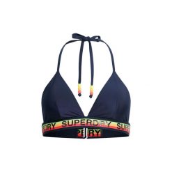 Damski top do kostiumu kąpielowego Superdry. Niebieskie bikini damskie Superdry., bez wzorów. Za 215.80 zł.